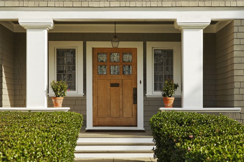 Entry Door Refinishing Service