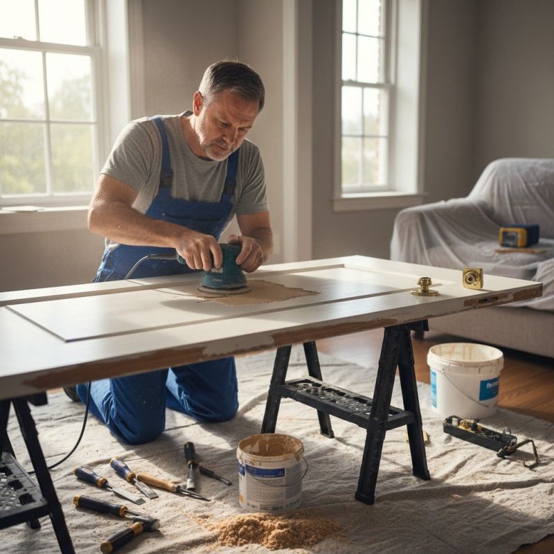 Entry Door Refinishing