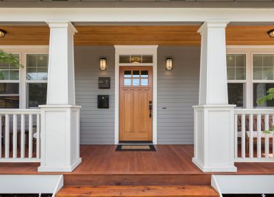 Entry Door Refinishing Service